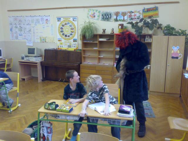 Mikuláš, anděl a čert