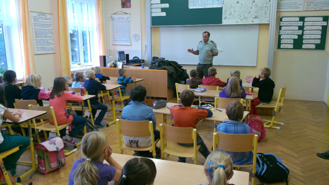 Beseda s majorem Procházkou